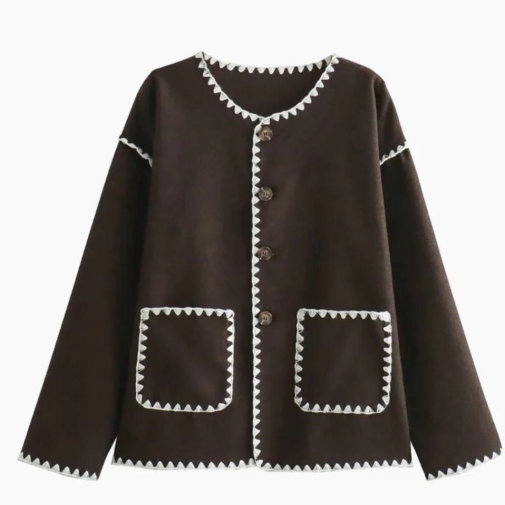 Essential Contrast Trim Coat